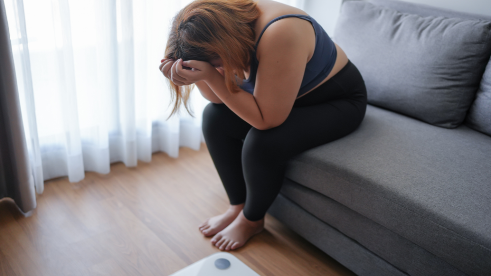 ダイエットに失敗した女性